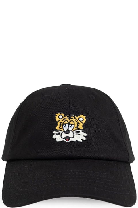 Kenzo Hats for Women Kenzo Tiger Embroidered Curved Peak Cap