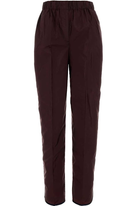 Homeware Prada Burgundy Re-nylon Pant