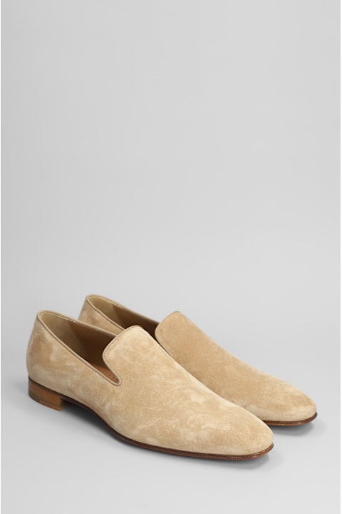 Christian Louboutin for Men Christian Louboutin Dandelion Loafers In Beige Suede