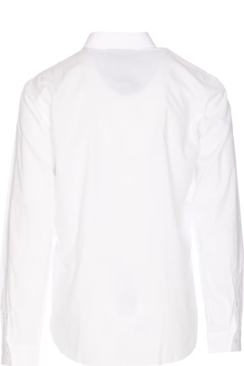 Versace Jeans Couture for Men Versace Jeans Couture Logo-embroidered Button-up Shirt