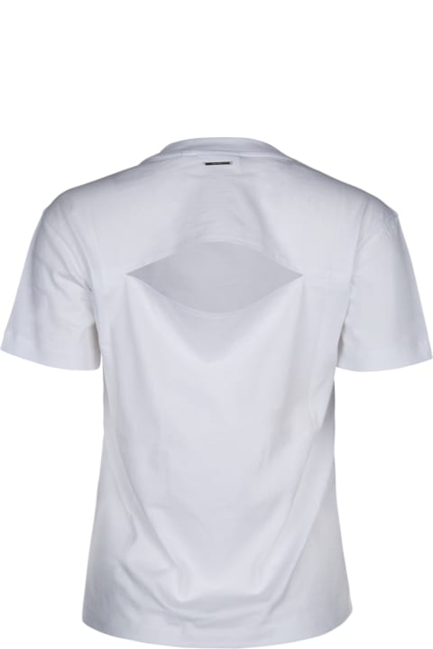 ウィメンズ トップス Calvin Klein Relaxed Slash Detail T-shirt