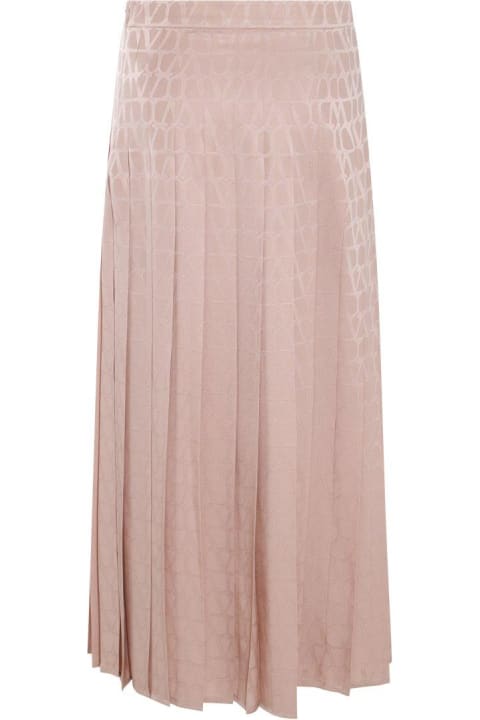 ウィメンズ Valentinoのスカート Valentino Pleated Midi Skirt