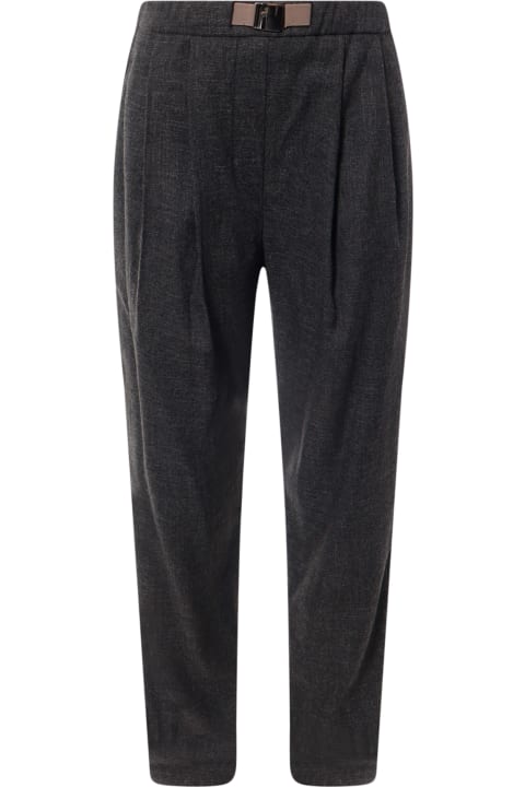 Tuxedo trousers with pleats