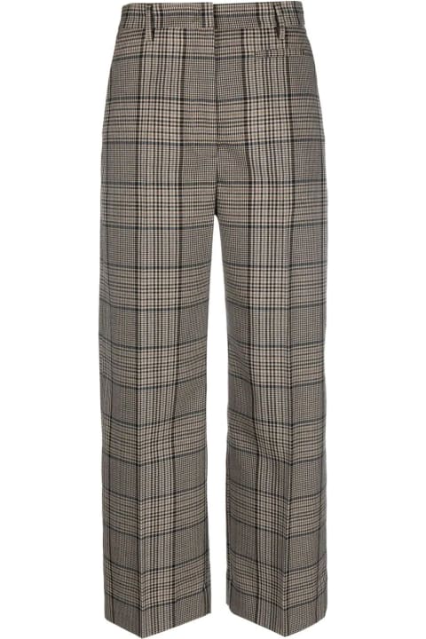 Wool Check Trouser