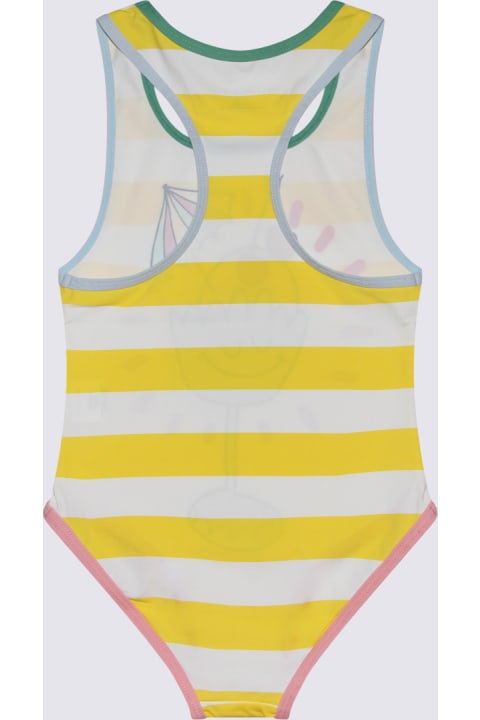 ガールズ Stella McCartneyの水着 Stella McCartney White Multicolour Swimsuit