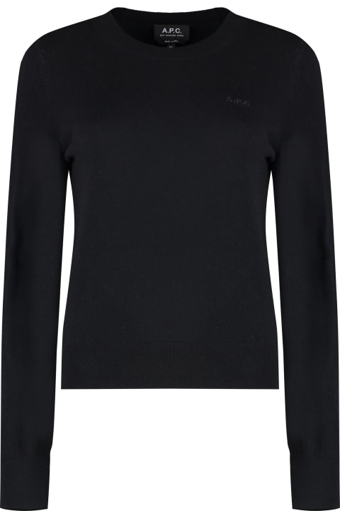 A.P.C. Sweaters for Women A.P.C. Nina Crew-neck Wool Sweater