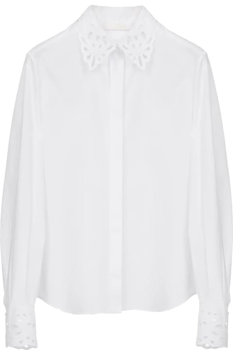 Fashion for Women Chloé Cotton Embroidered Shirt