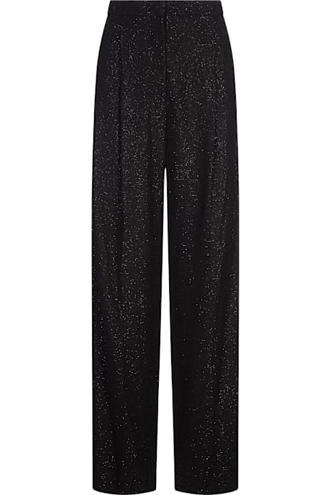 Max Mara Pianoforte Clothing for Women Max Mara Pianoforte Black Navigli Trousers