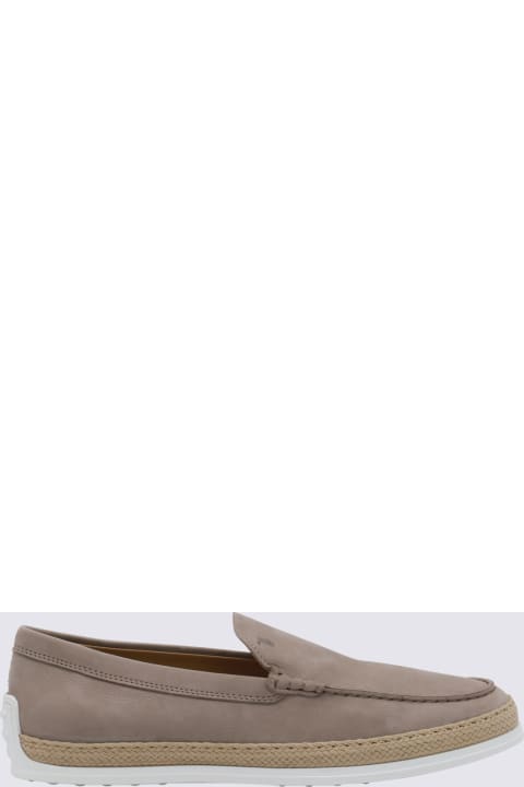 Shoes for Men Tod's Taupe Leather Formal Shoes