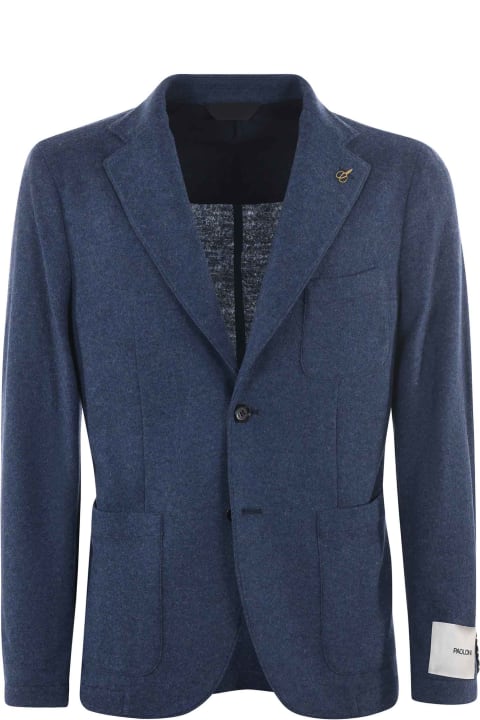 Paoloni Jacket In Worsted Wool