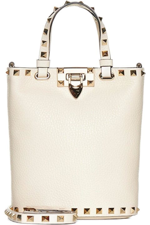 Valentino Garavani for Women Valentino Garavani Garavani Stud-embellished Hook Closure Tote Bag