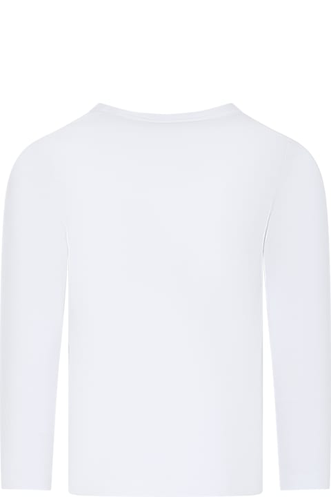 Homeware Marc Jacobs White T-shirt For Girl With Garfield