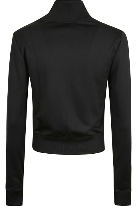 Courrèges Coats & Jackets for Women Courrèges High-neck Rib Trim Zipped Jacket