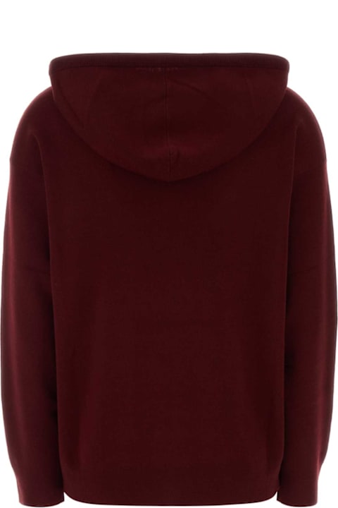 Max Mara Burgundy Wool Taddeo Sweatshirt