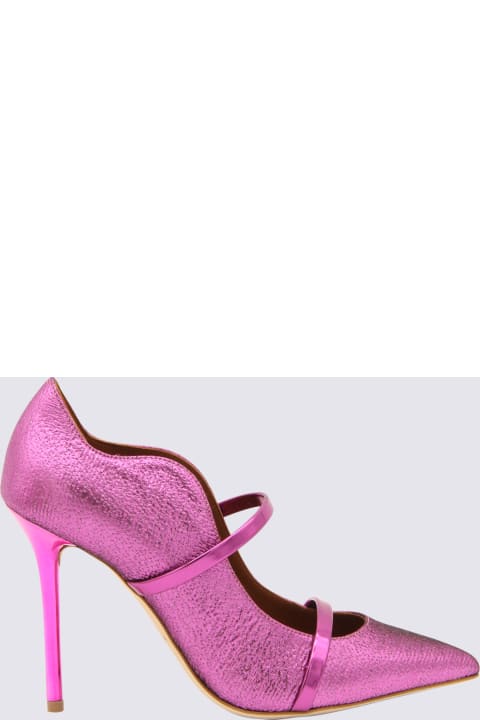 Malone Souliers High-Heeled Shoes for Women Malone Souliers Violet Leather Maureen Pumps