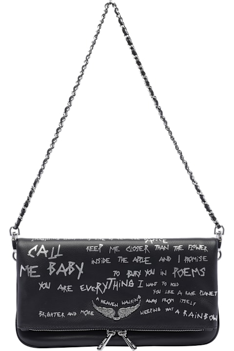 Zadig & Voltaire for Men Zadig & Voltaire Rock Graffiti Crossbody Bag