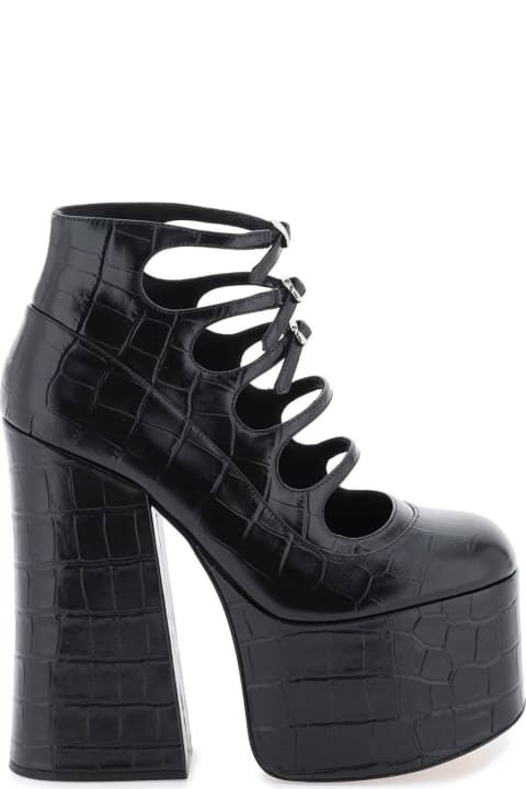 Marc Jacobs Boots for Women Marc Jacobs The Croc Embossed Kiki Ankle Boots
