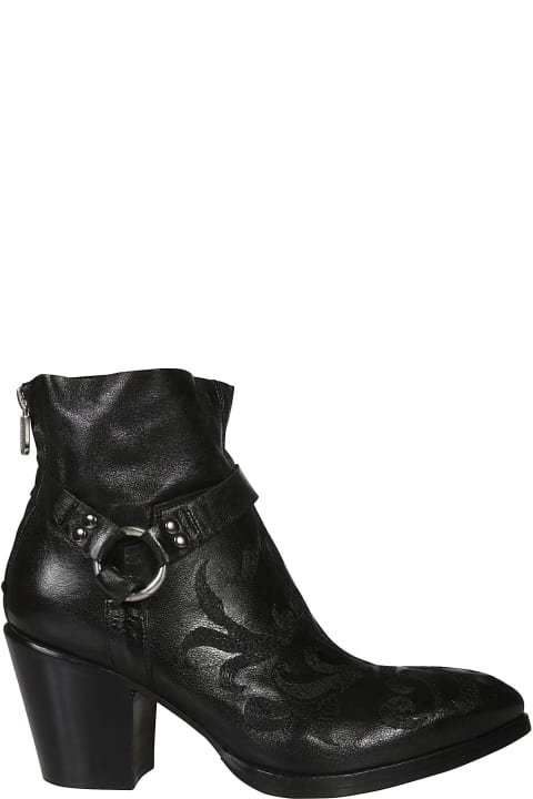 Rear Zip Ankle Boots