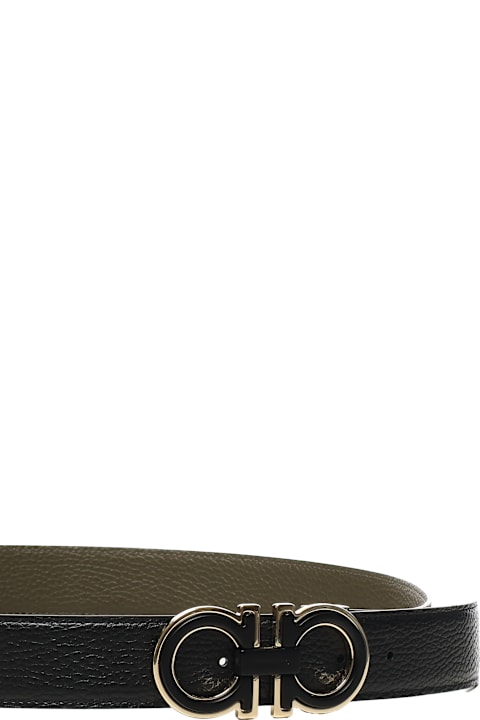 Ferragamo Belts for Men Ferragamo Gancini Belt In Calfskin