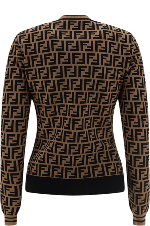 Fendi Sale for Women Fendi Ff Viscose Sweater