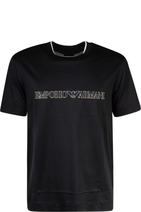 Fashion for Men Emporio Armani Logo Print T-shirt