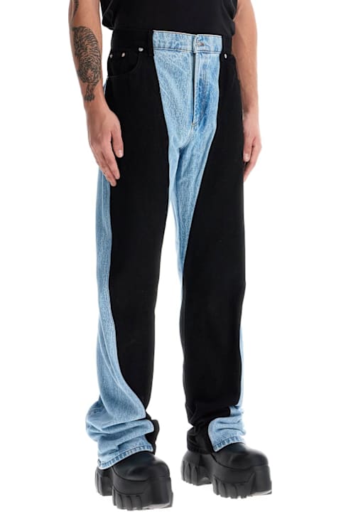 Mugler Clothing for Men Mugler Two-tone Denim Jeans