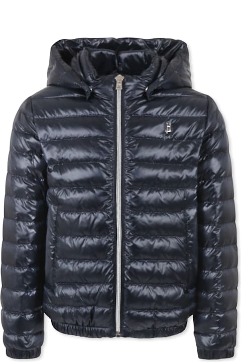 Herno for Kids Herno Blue Down Jacket For Kids