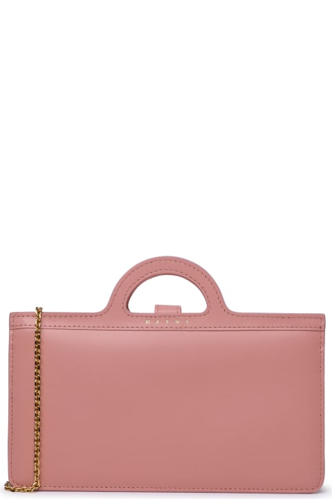 Marni Totes for Women Marni 'tropicalia' Pink Calf Leather Bag