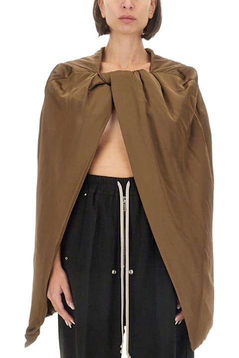 Rick Owens ملابس علوية لـ السيدات Rick Owens Upholstered Hood