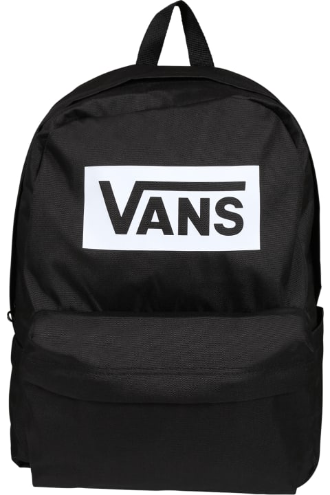 Vans for Kids Vans Black Backpack For Kids With Iconic White Logo