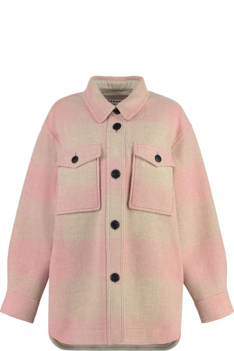 Marant Étoile Coats & Jackets for Women Marant Étoile 'harveli' Shirt Coat