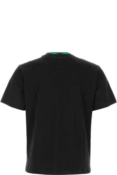 Wales Bonner Clothing for Men Wales Bonner Black Cotton Original T-shirt