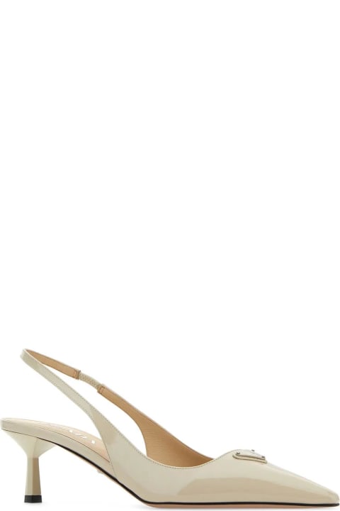 Sand Leather Pumps