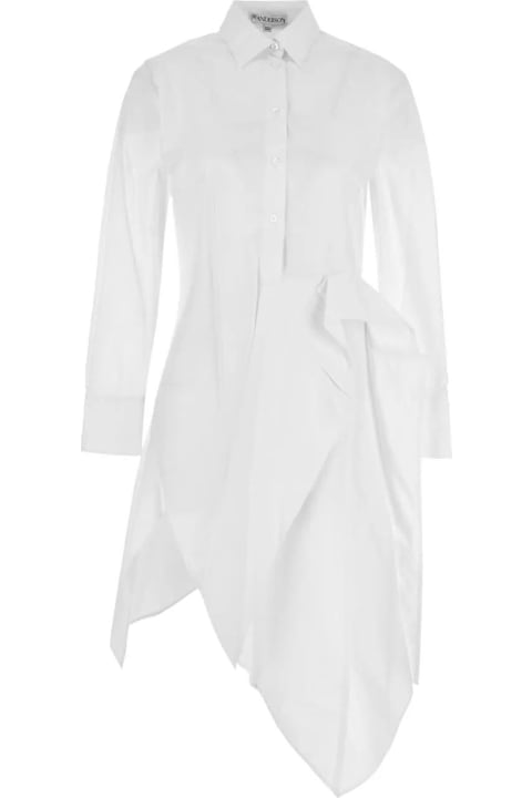 Fashion for Women J.W. Anderson Deconstructed Cotton Shirt Dress