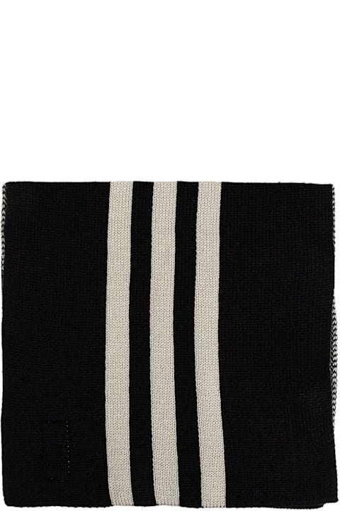 Y-3 أوشحة لـ القسم الرجالي Y-3 Striped Scarf