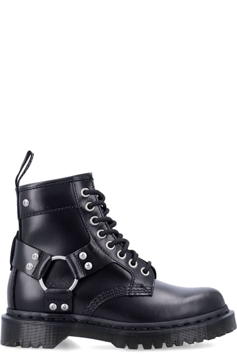 Homeware Dr. Martens Dr. Martens Black Leather 1460 Harness Boots