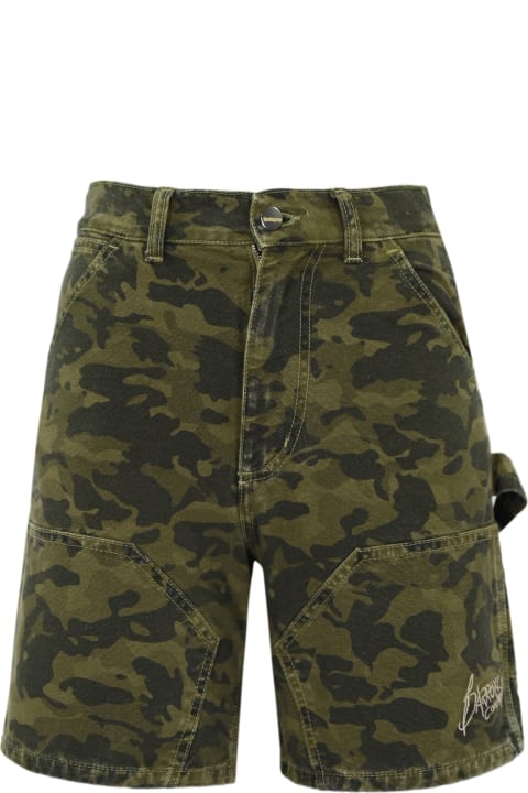 ウィメンズ Barrowのパンツ＆ショーツ Barrow Camouflage Canvas Bermuda Shorts
