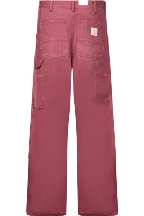 Homeware Carhartt Burgundy Denim Double Knee Pant