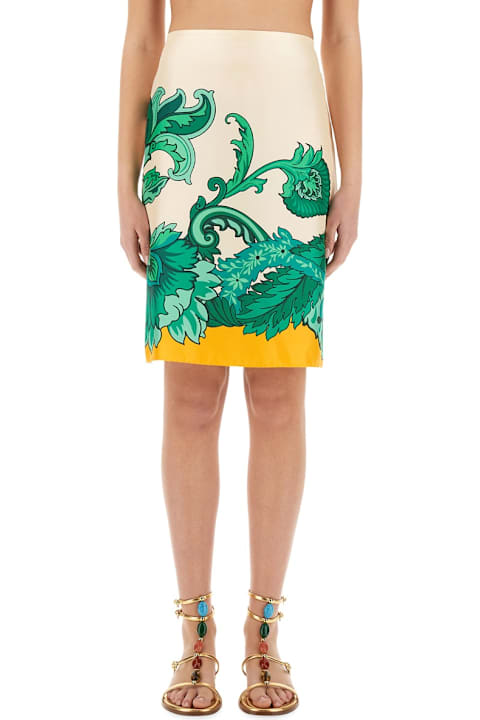 Skirts for Women Etro Floral Paisley Print Skirt