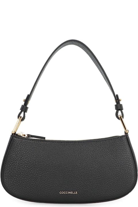 Homeware Coccinelle Logo Stamp Zipped Shoulder Bag