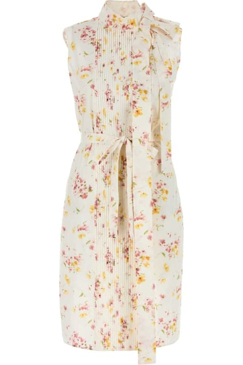 ワンピース PRADA PRINTED POPLIN DRESS Prada Printed Poplin Dress | italist