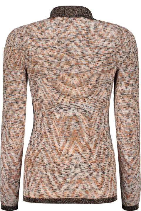 Topwear for Women Missoni Knitted Wool Polo Shirt