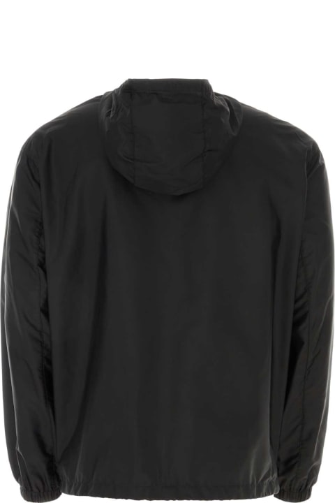 Clothing for Men Prada Black Re-nylon Windbreaker