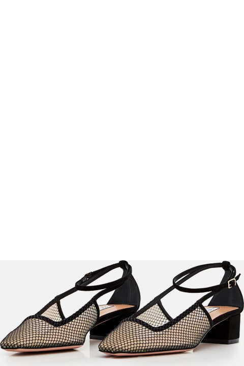 Aquazzura High-Heeled Shoes for Women Aquazzura Mesh Slingback Sandal