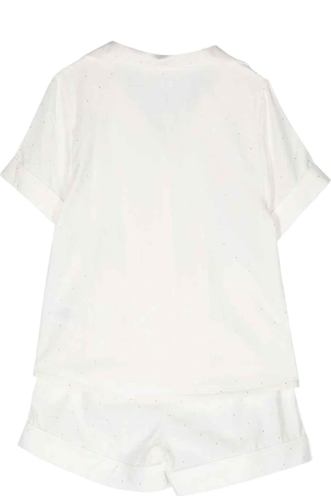 White Pajamas Girl Chloé Kids.