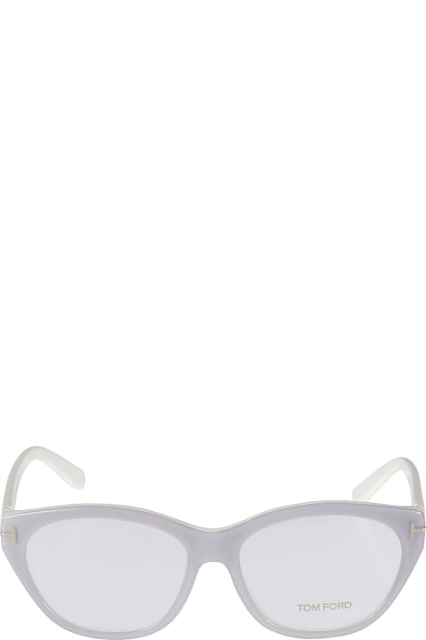 インテリア Tom Ford Eyewear T-plaque Clear Glasses