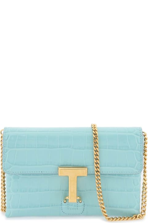 Fashion for Women Tom Ford Croco-embossed Leather Mini Bag