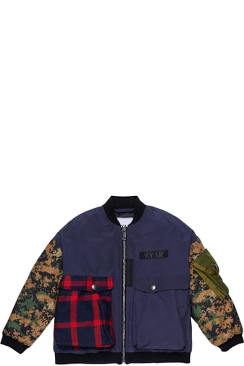 أدوات منزلية MYAR Myar Patchwork Bomber Jacket