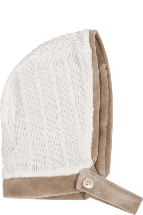 Accessories & Gifts for Baby Boys La stupenderia White Hat For Baby Girl