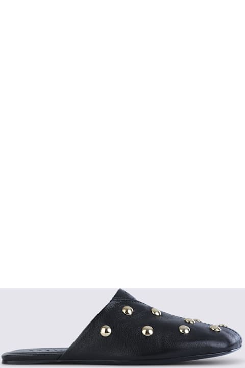 Chloé Black Leather Flats